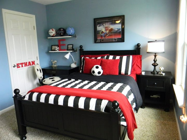 Soccer Bedroom 150x150 Designer Scores with Soccer Themed Bedroom