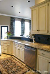 Fasade panels in kitchen