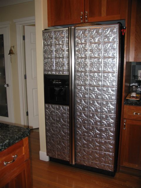 Refrigerator makeover ideas for less like these Fasade panels